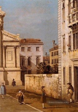 Canaletto Werke - San Francesco della Vigna Kirche und campo Canaletto